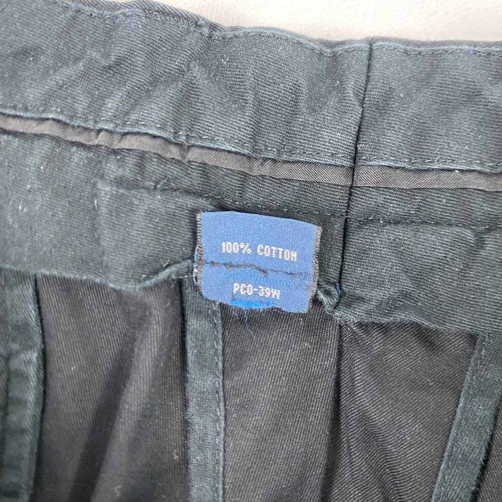 Polo Ralph Lauren Pants Mens 37x31 Navy Chino Adjustable Waist Cotton Casual